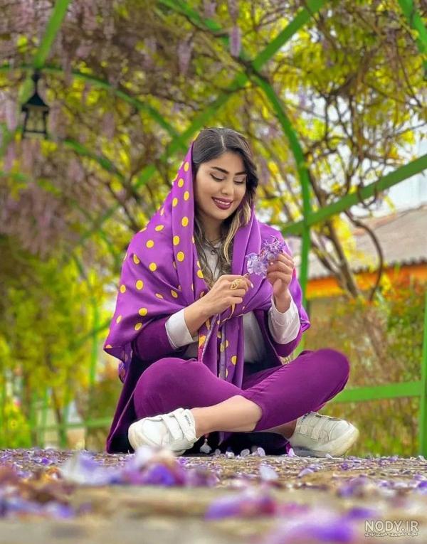 عکس زن زیبا طبیعی