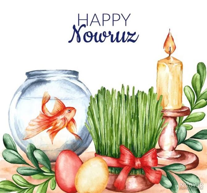 عکس نوشته تبریک سال نو به انگلیسی