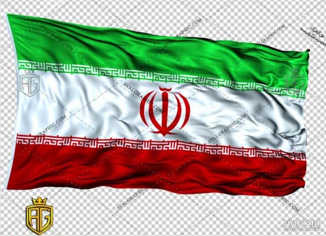 عکس از پرچم ایران زیبا