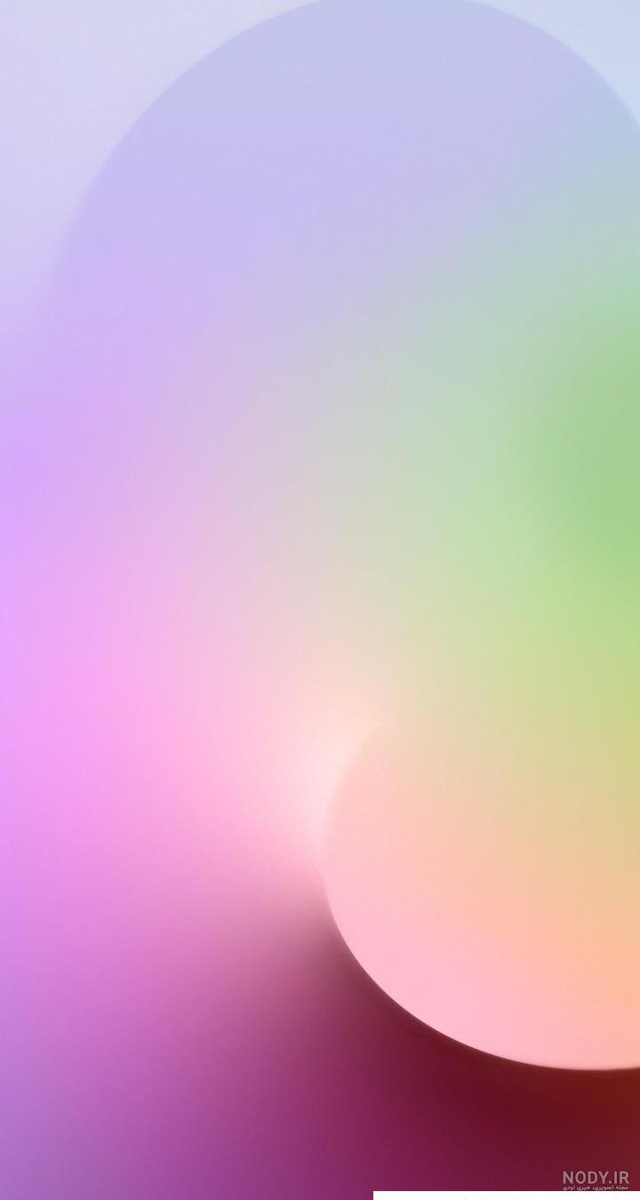 عکس ساده رنگین کمان