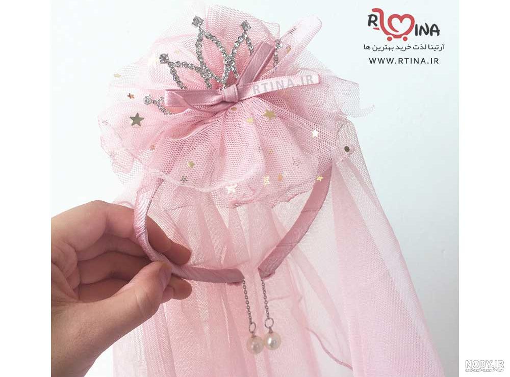 خرید و قیمت تاج دخترانه پرنسسی نگین دار (دارای رنگبندی) از غرفه ...