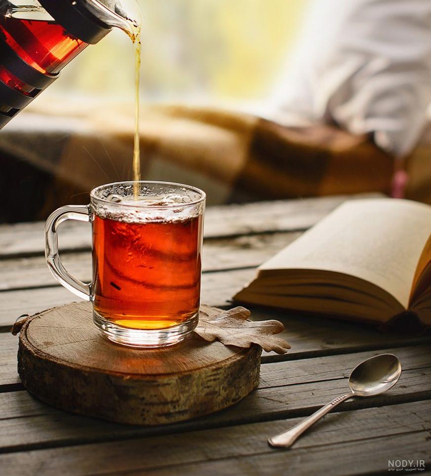عکس دونفره با چای