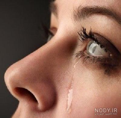 عکس چشم دختر گریه