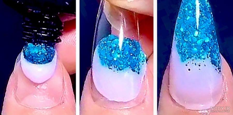 عکس ژلیش ناخن بلند