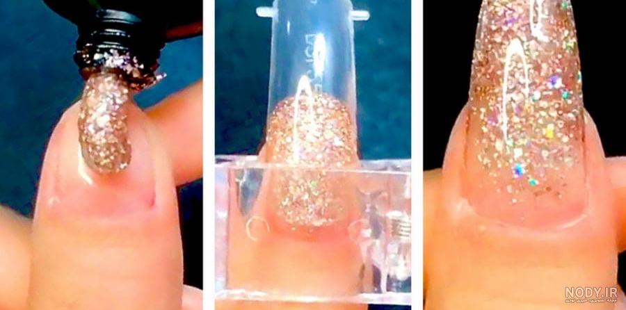 عکس ژلیش ناخن بلند عکس ژلیش ناخن بلند