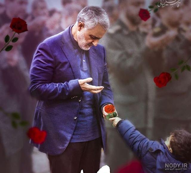 بنر لایه باز امام خمینی، رهبر و سردار سلیمانی کد فایل 4825601 ...