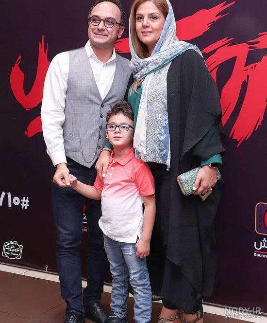 عکس احسان کرمی و برزو ارجمند کنار خانم مجری اخراجی من و تو ! / 3 ...