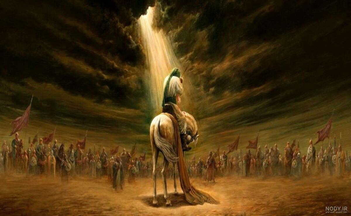 عکس امام حسین تو جنگ عکس امام حسین تو جنگ
