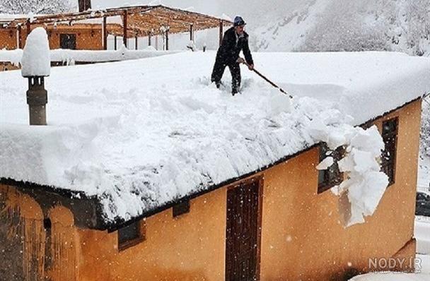 عکس برف در روستا - عکس نودی عکس برف در روستا - عکس نودی