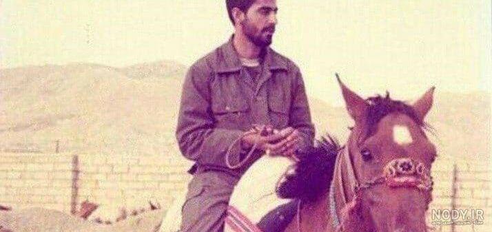 عکس حاج قاسم با لباس نظامی