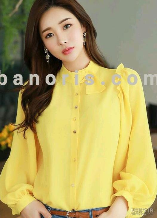 مدل لباس با پارچه ژرژت مدل لباس با پارچه ژرژت