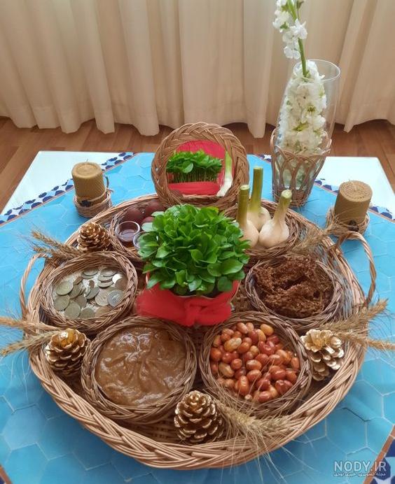 عکس سفره هفت سین در منزل ❤️ [ بهترین تصاویر ]