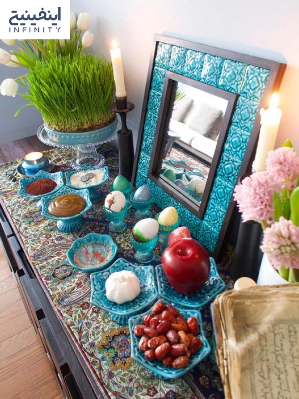 عکس سفره هفت سین ۱۴۰۳ در خانه