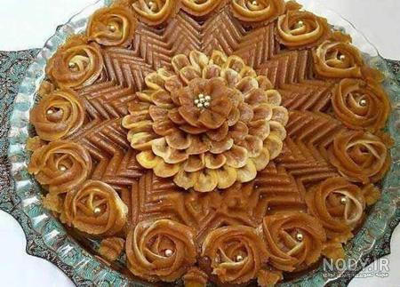 63 مدل تزیین حلوا مجلسی و شیک با ماسوره، چنگال و قالب برای مراسم ختم