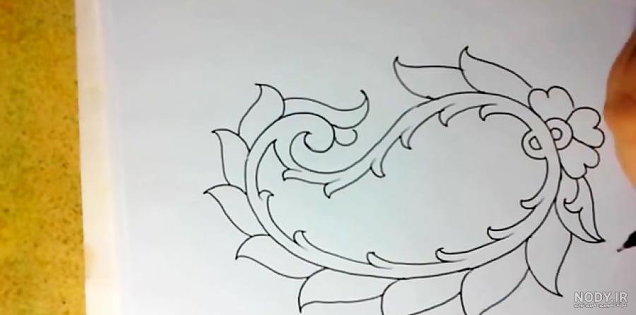 آموزش رسم بته و جقه و نقوش ماندلا،پارت ۲،نقاشی، نقاشی دبستان ،طلوع سبز