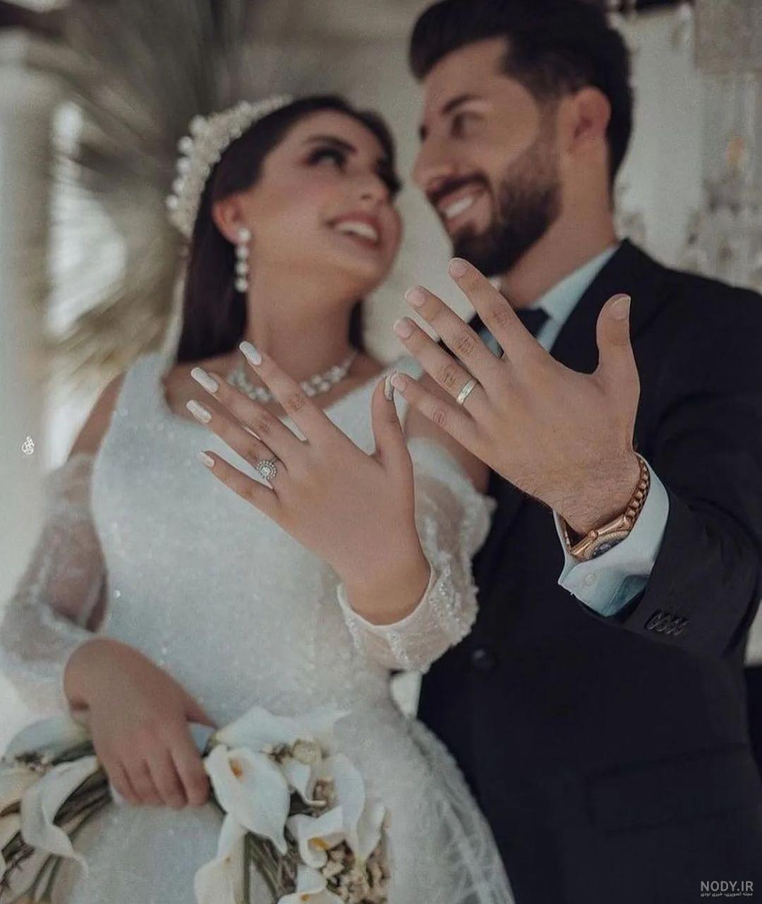 ایده عکس عروس داماد