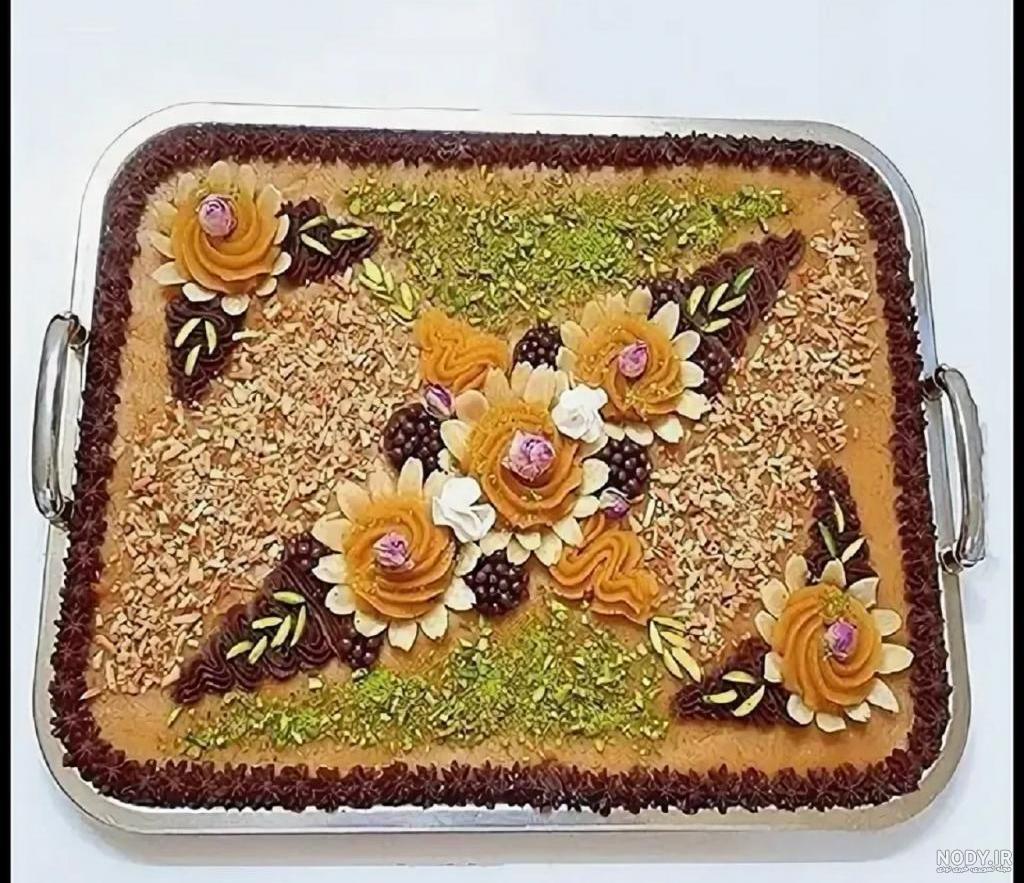 تصاویر تزیین حلوا مجلسی