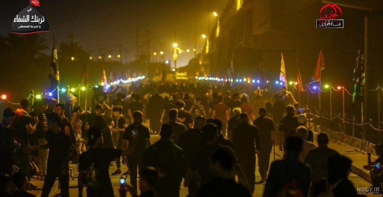 خبرگزاری حوزه - تصاویری از مسیر پیاده‌روی نجف به کربلا