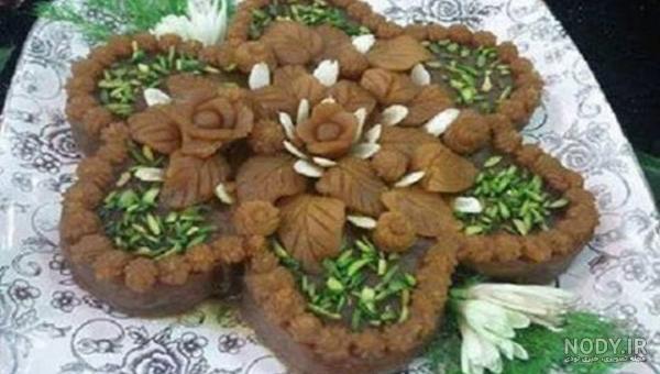 عکس تزیین حلوا و خرما مجلسی - عکس نودی