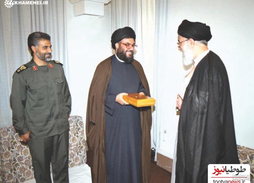 عکس رهبر و سلیمانی