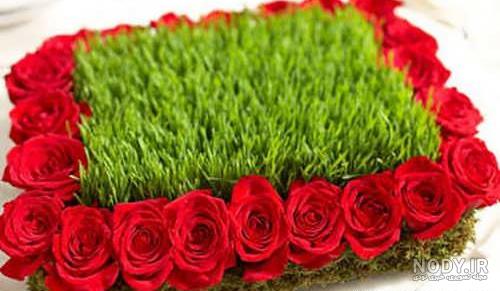 عکس طراحی سبزه عید - عکس نودی