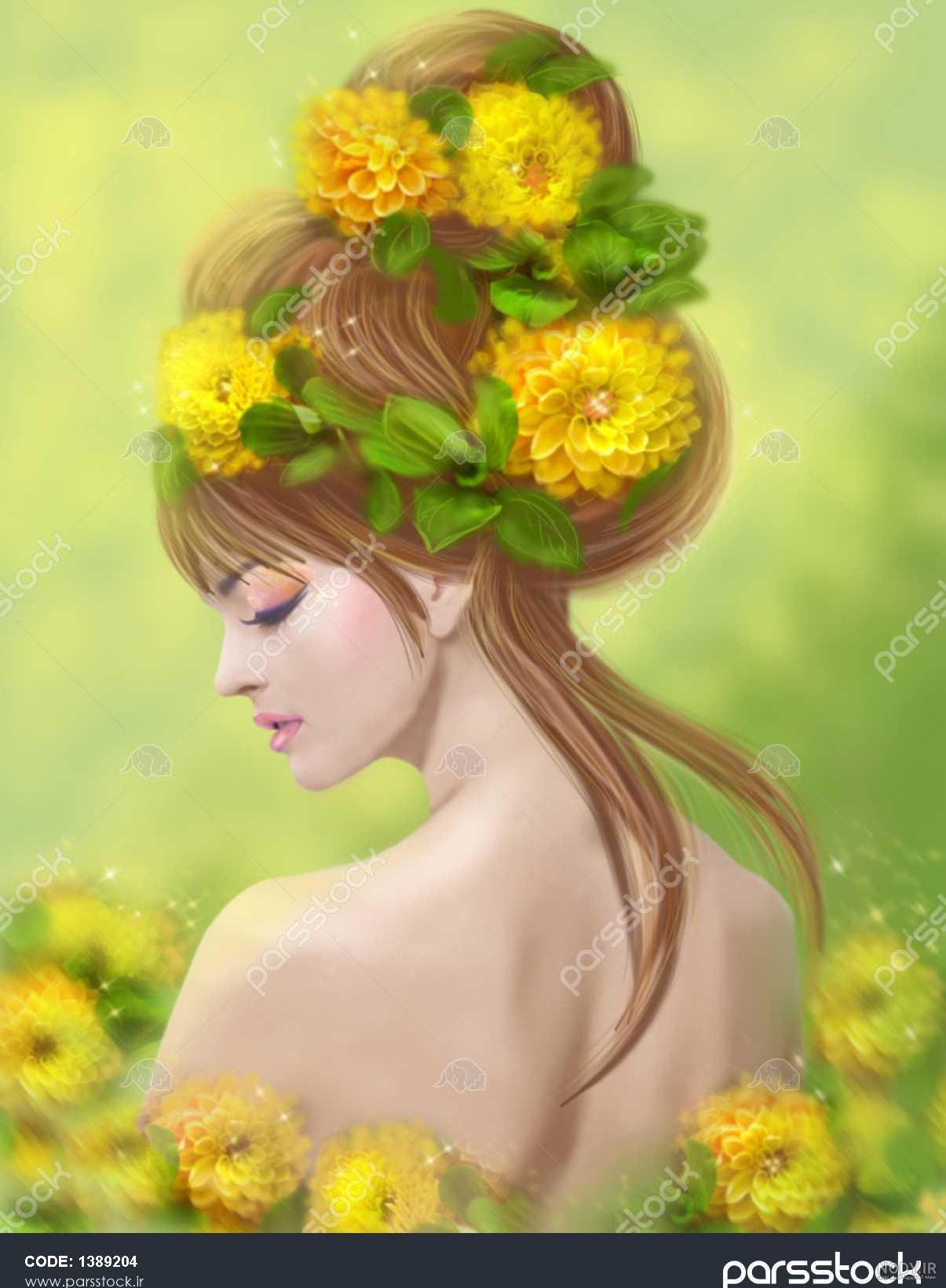 عکس فانتزی زرد