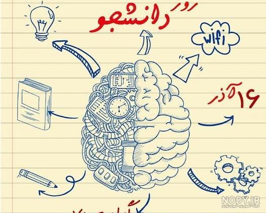 عکس نوشته روز دانشجو جدید