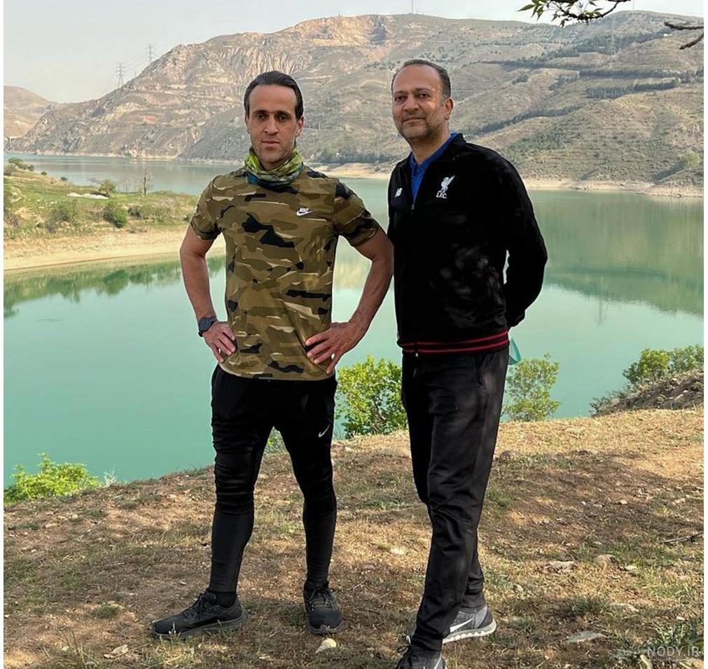 عکس همسر و بچه علی کریمی