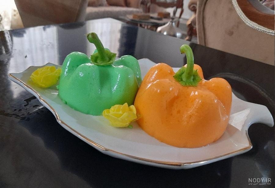 عکس ژله فلفل دلمه ای عکس ژله فلفل دلمه ای