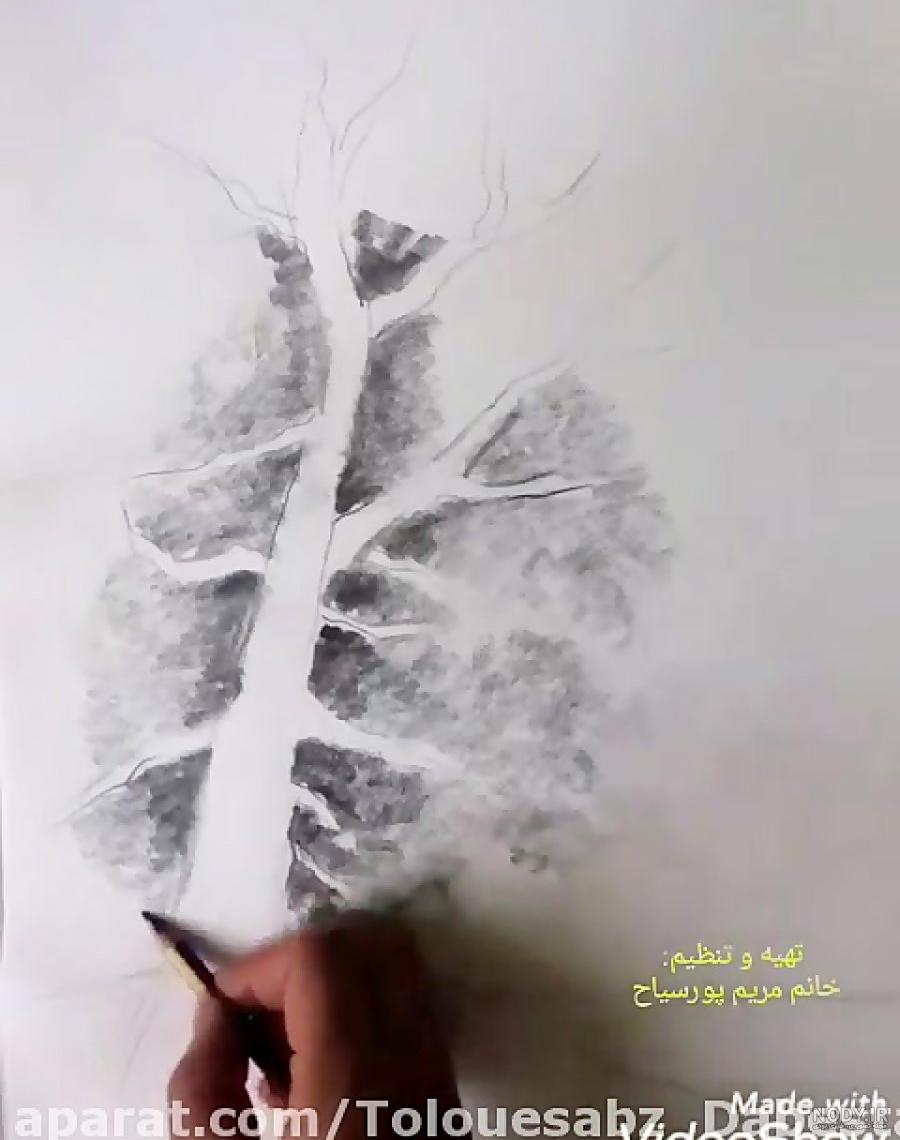 نقاشی طرح خام بته جقه ساده