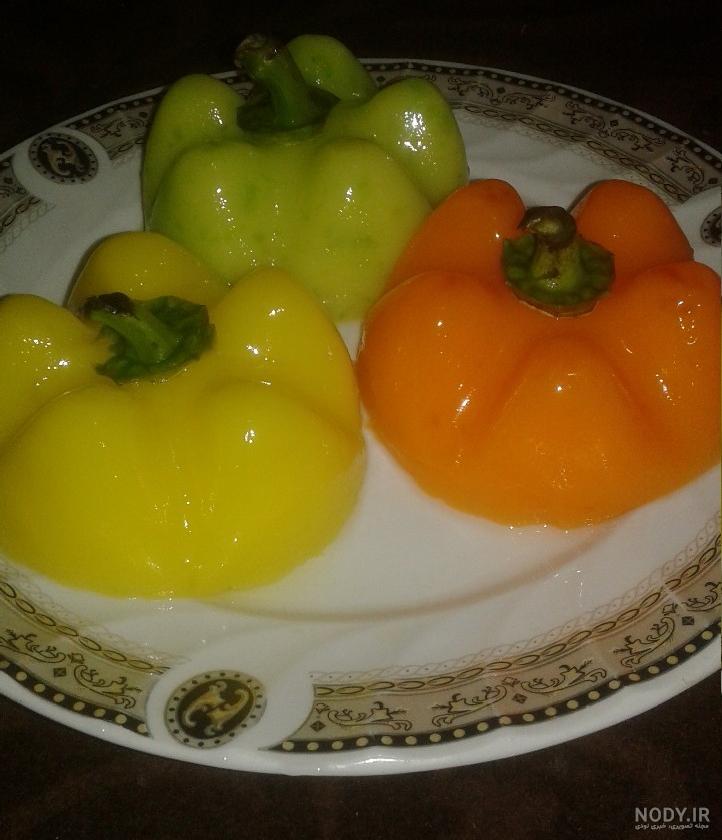 ژله فلفل دلمه ای – سرآشپزباشی ژله فلفل دلمه ای – سرآشپزباشی
