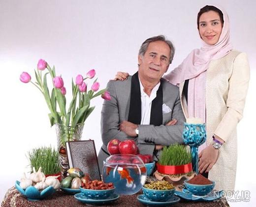 ایده عکس خانوادگی با سفره هفت سین ۱۴۰۰ - عکس نودی