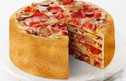 طرز تهیه کیک پیتزا خوشمزه و مخصوص رستورانی در منزل طرز تهیه کیک پیتزا خوشمزه و مخصوص رستورانی در منزل