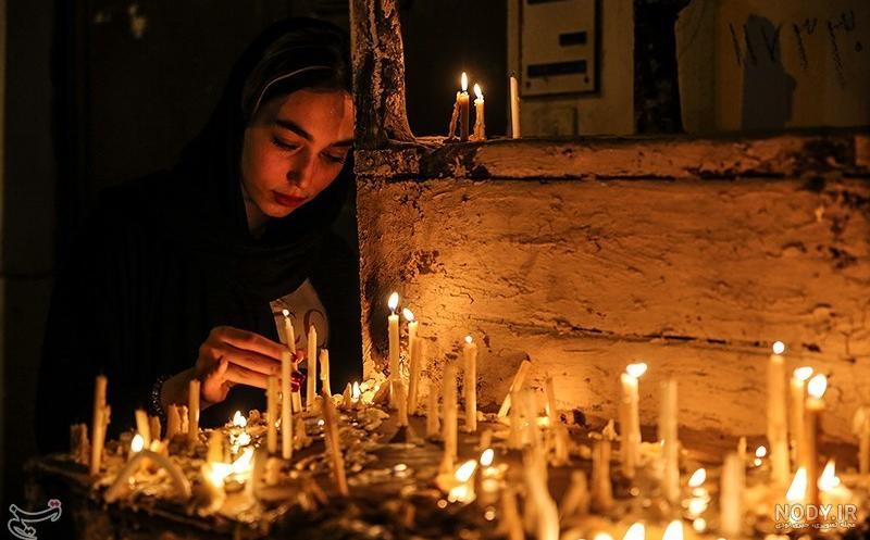 عکس شمع روز عاشورا