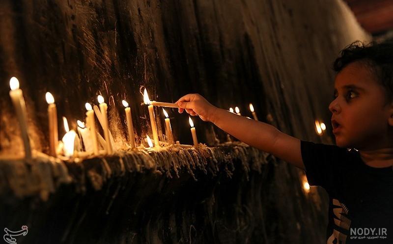 عکس شمع شب عاشورا