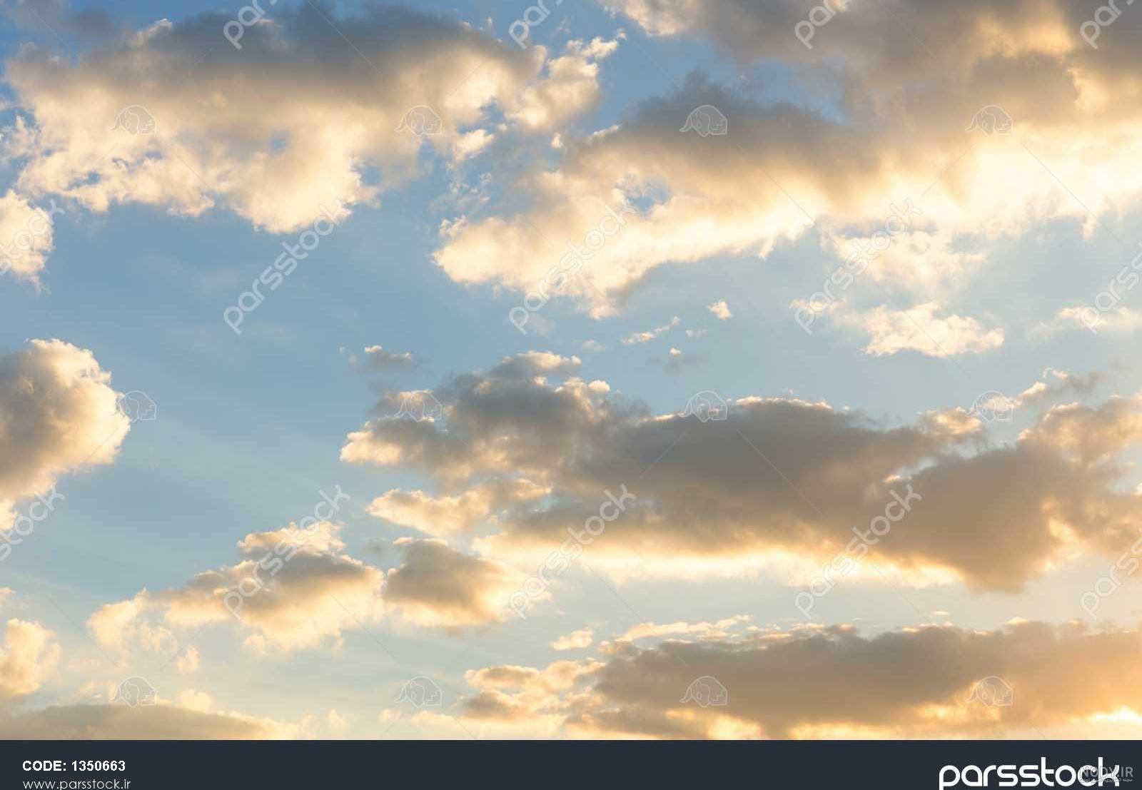 عکس غروب آسمان