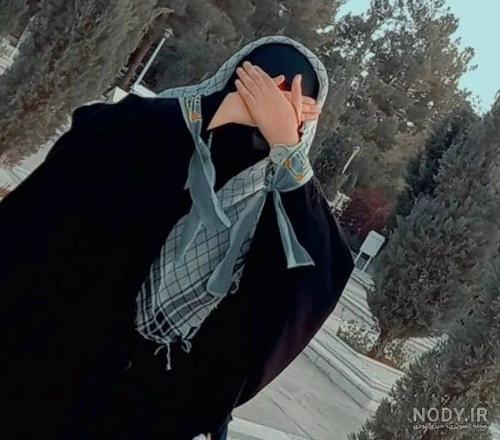 عکس پروفایل دختر چادری در بین الحرمین