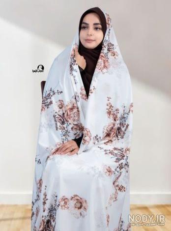عکس چادر رنگی نخی