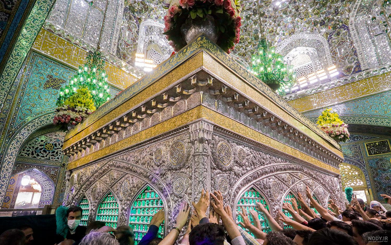 عکس از ضریح حرم امام رضا عکس از ضریح حرم امام رضا