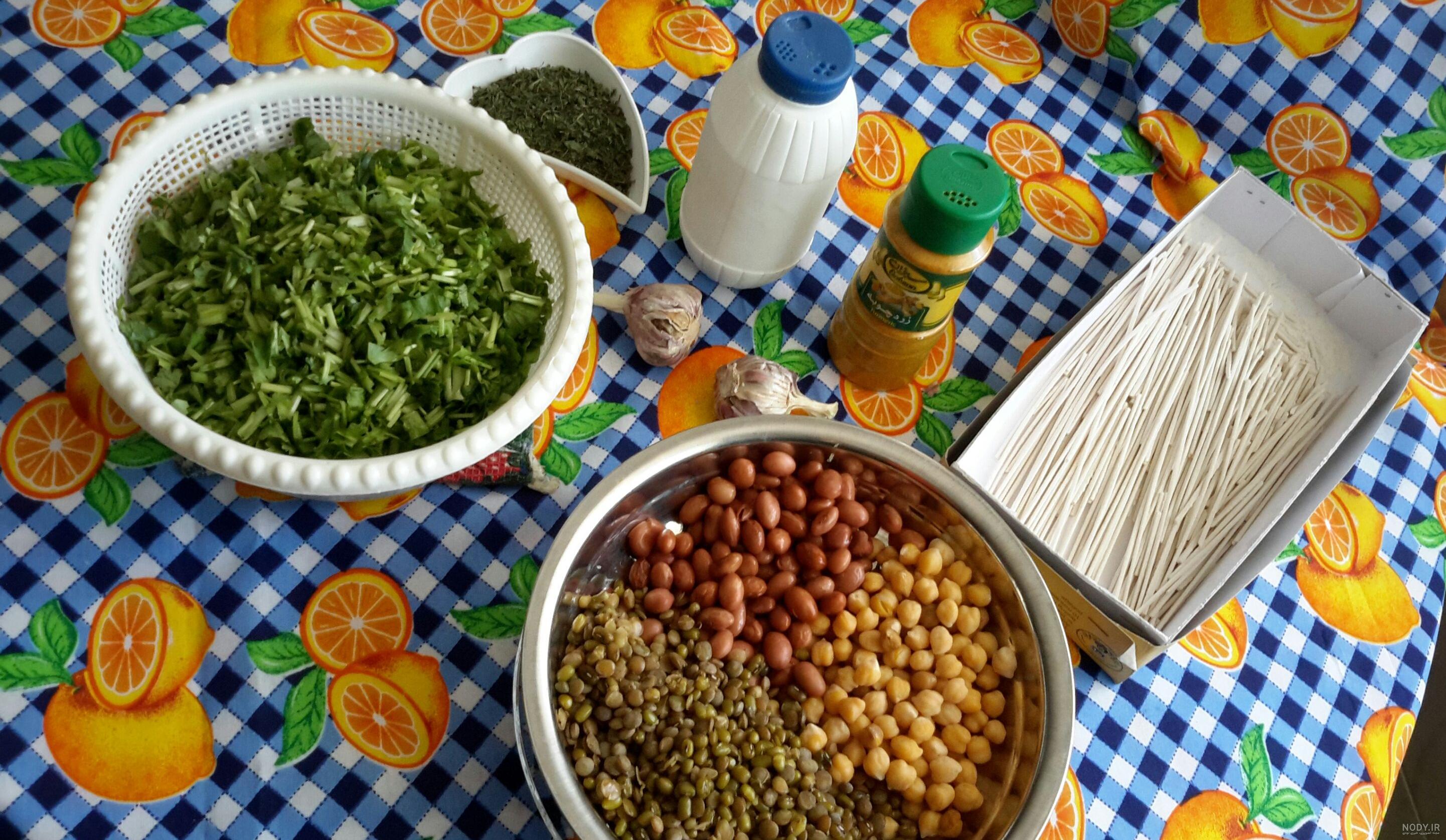 عکس ظرف آش رشته
