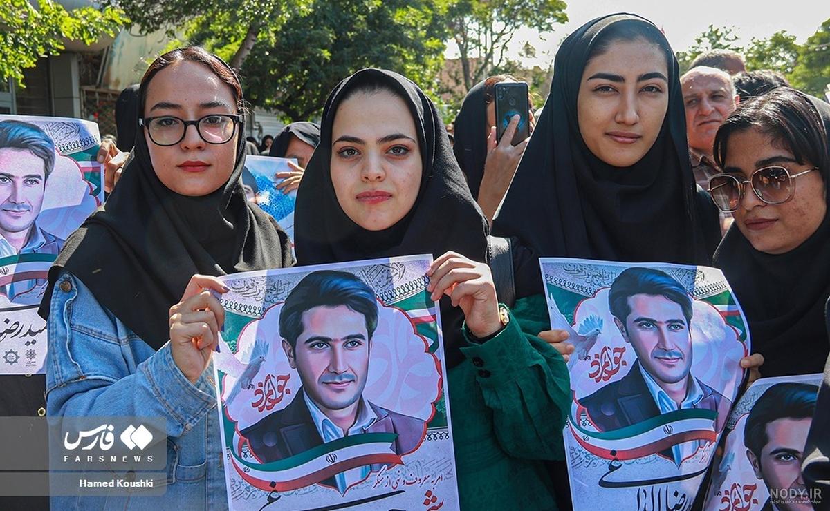 عکس همسر شهید حمیدرضا الداغی