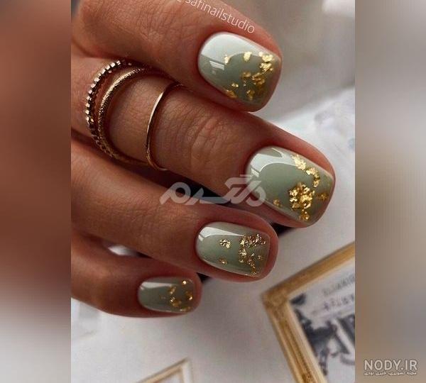 آموزش طراحی ناخن با ورق طلا برای افراد مبتدی