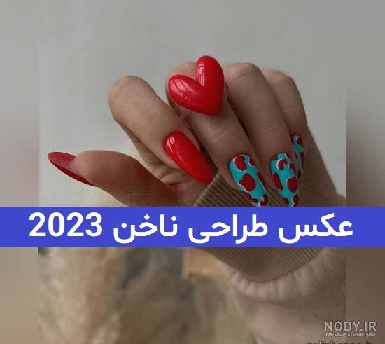 دیزاین ناخن با ورق طلا 2022؛ انواع طراحی ناخن با ورق طلا مجلسی ...