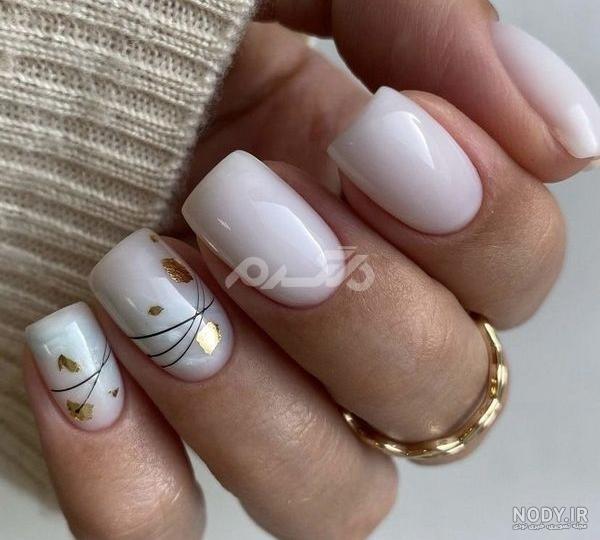 طراحی ناخن با فویل