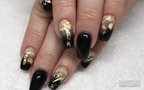 طراحی ناخن با فویل