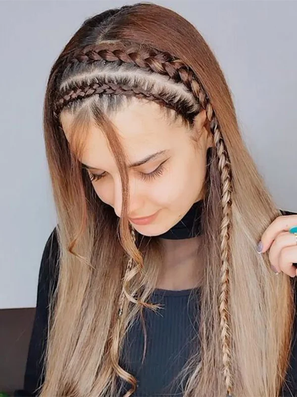 عکس بافت جلو سر