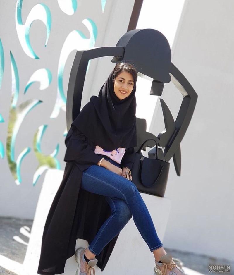 عکس مو زیر مقنعه