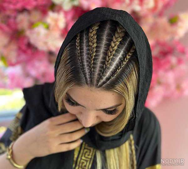 مدل‌های زیبای بافت جلو مو دخترانه و زنانه+ عکس