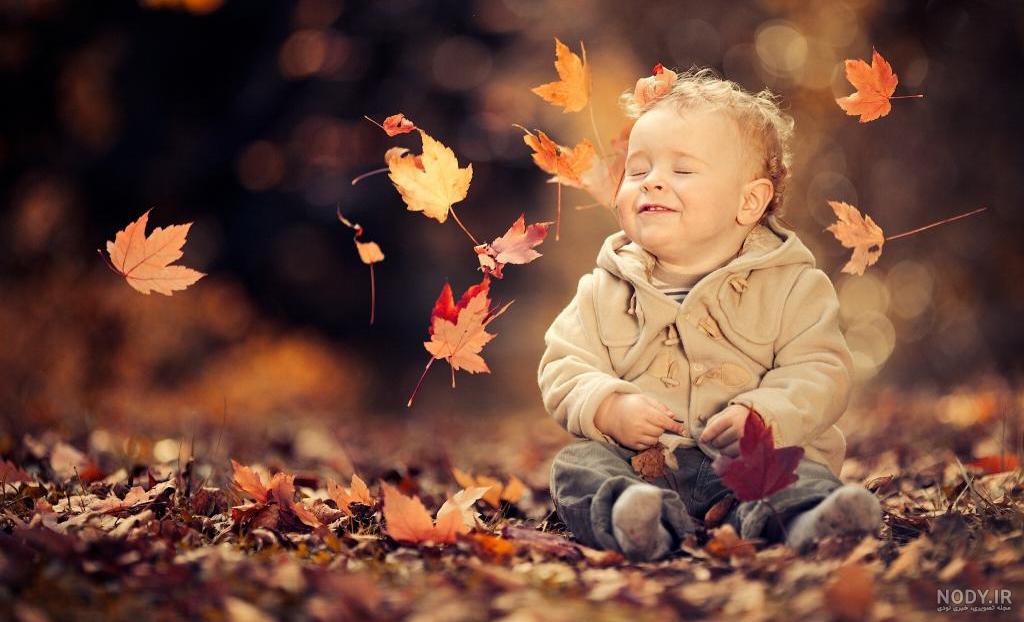 ۴۰ ایده فوق‌العاده برای ژست عکاسی پاییزی کودک | استودیو عکاسی کودک ...