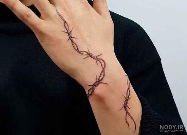 تتو سیم خاردار ۲۰۲۴؛ برای بخشهای مختلف بدن [مردانه و زنانه ...